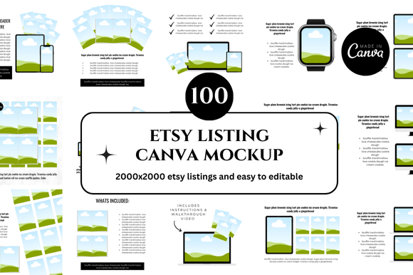 100 Etsy Canva Mockup: A Comprehensive Overview