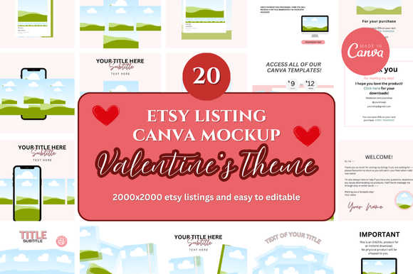 20 Etsy Listings Canva Mockup: The Ultimate Guide to Saving Time and Boosting Sales