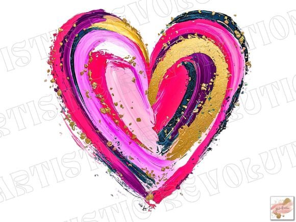Creative Ways to Use Valentines Day Heart Png Brushstroke Png in Your Projects