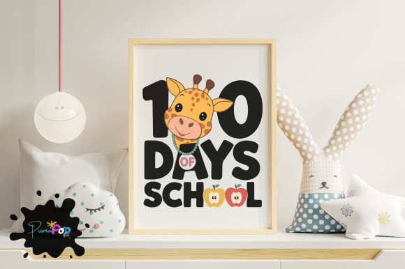 Cute Giraffe Illustration
