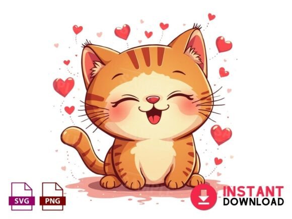 Designing with Purpose: Unlocking the Potential of the Valentine Cat Png for Modern Creators
