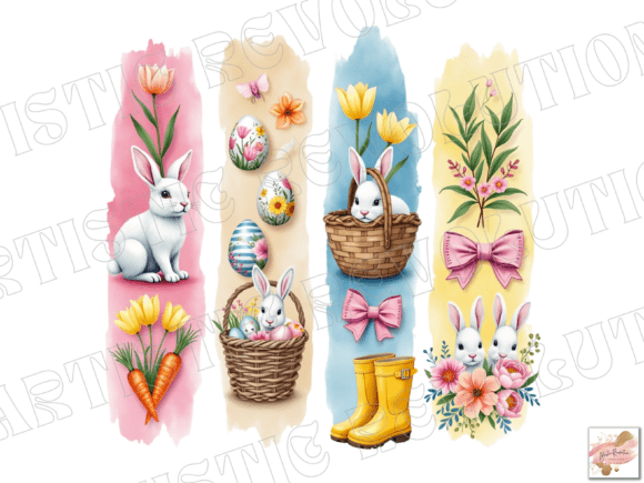 Easter Brushstroke PNG Retro Easter Png: A Strategic Tool for Creative and Commercial Success