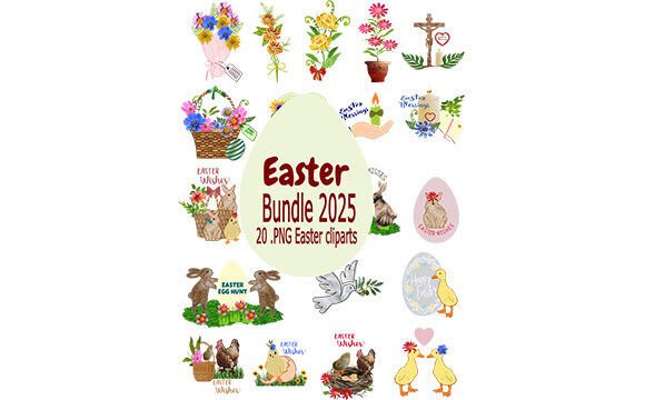 Easter Bundle 2025: A Practical Asset Set for Creative Projects and Print on Demand Workflows