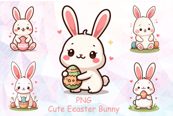 Easter Bunny Coquette PNG Graphic: A Versatile Digital Asset for Creative Projects