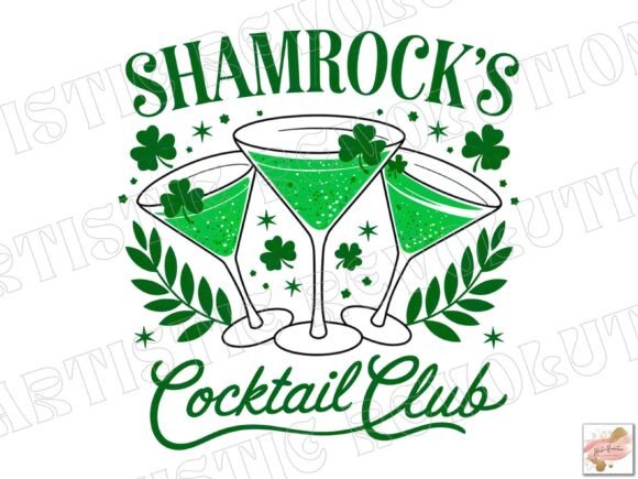 Elevating Your Brand with Shamrocks St Patrick's Day Png Irish Png and Retro-Inspired Digital Assets