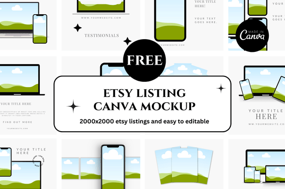 FREE 16 Etsy Canva Mockup: A Strategic Tool for Digital Product Sellers