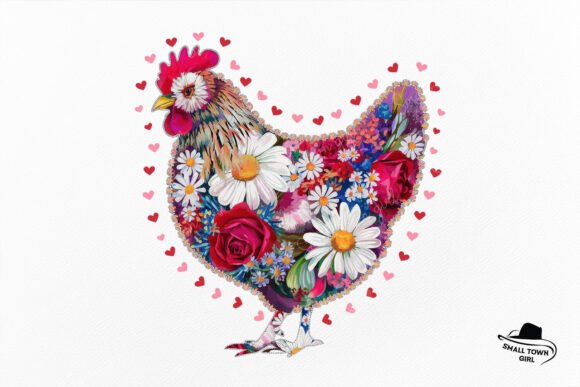 How to Use Floral Daisy Chicken Western Valentine in Your Creative Workflow