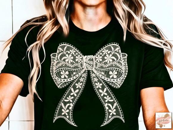 Lace Bow Png Floral Lace Coquette Bow: A Versatile Design for Every Project