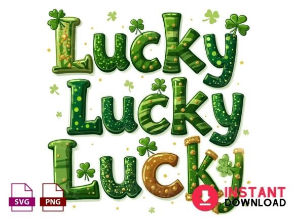 Lucky Clipart St. Patrick’s Day Design