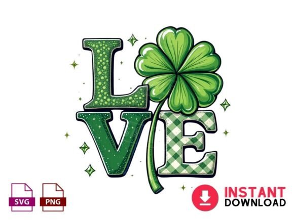 St. Patrick’s Day Love Clipart Clower: A Modern Twist on Irish Charm