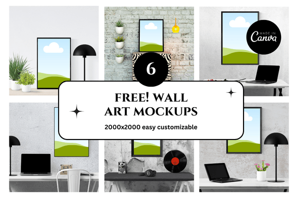 Wall Etsy Canva Mockup: Streamline Your Digital Product Design Workflow