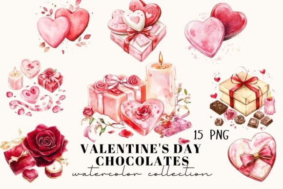 Watercolor Valentine’s Day Chocolate: A Sweet Way to Express Love